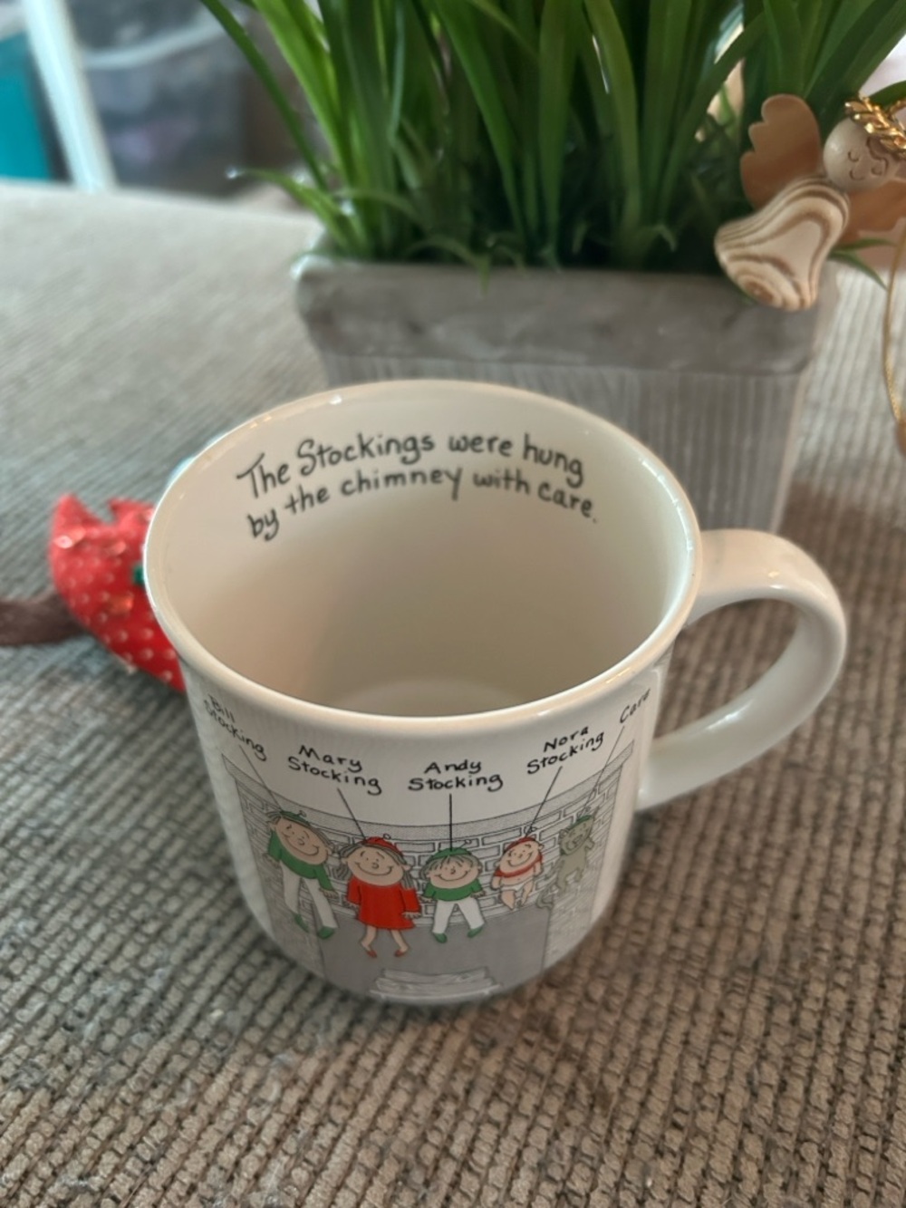 Vintage DALE Christmas Mug the stockings were hung by the chimney with care - Picture 5 of 10